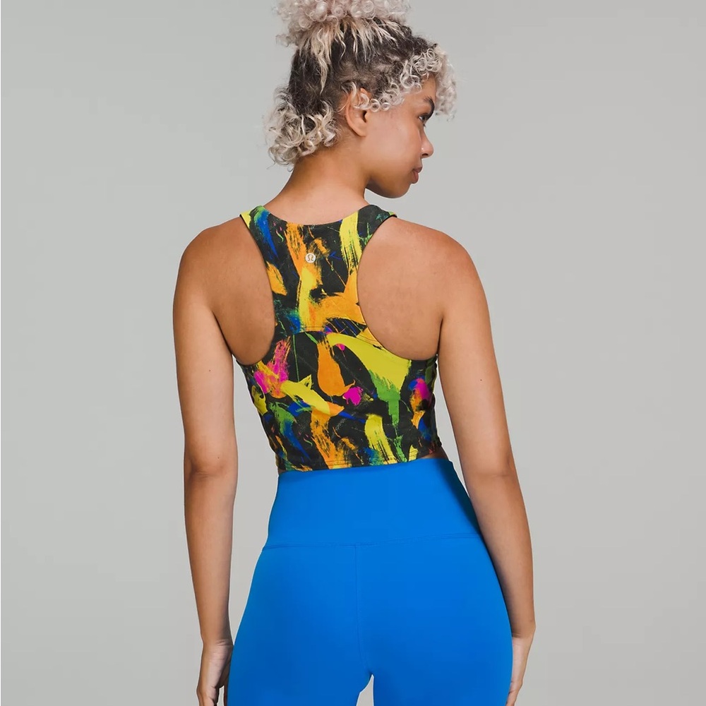Lululemon Invigorate Training Tank Top | Size 4 | Undertone Black Multi - Picture 1 of 9
